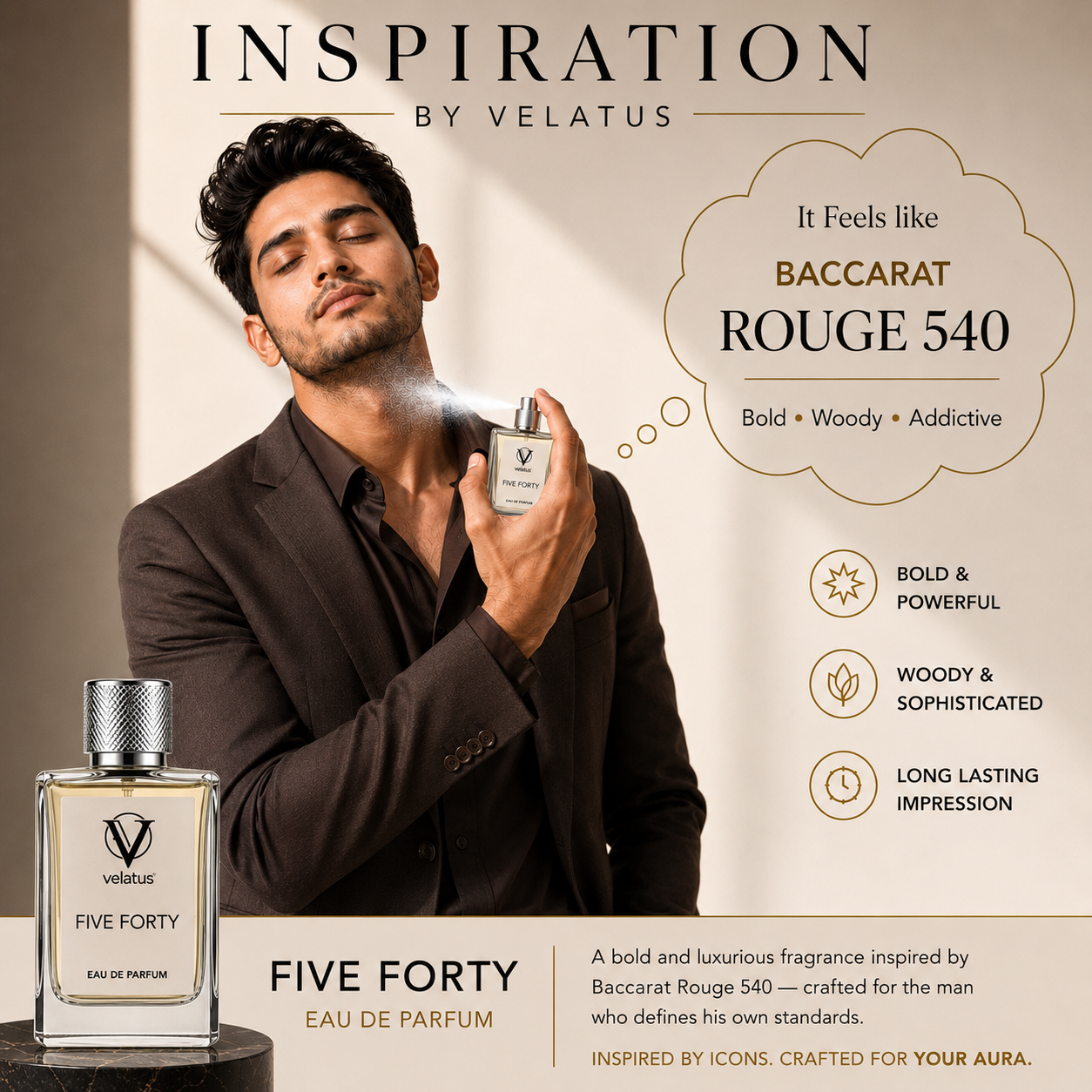 Five-Forty (Inspiration - Baccarat Rouge 540) | 50 ml Eau de Parfum - Image 2